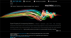 Desktop Screenshot of matrix-legal.com